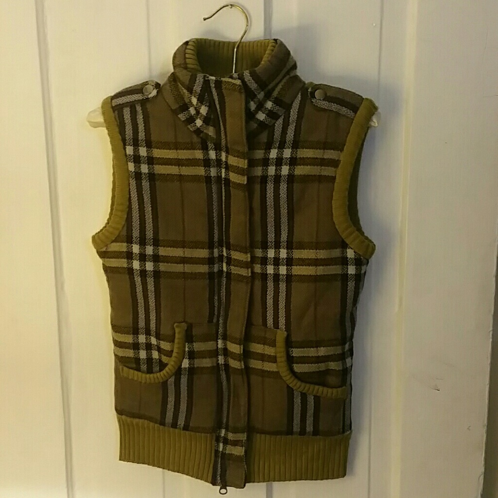 Plaid Vest